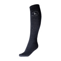 Chaussettes d'hiver en bambou Horze Nixie Myrtille Gris
