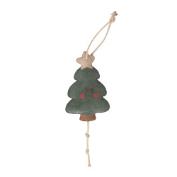 Jouet en cuir pour cheval Édition Noël Horze Vert