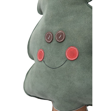 Jouet en cuir pour cheval Édition Noël Horze Vert