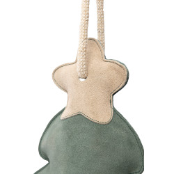 Jouet en cuir pour cheval Édition Noël Horze Vert