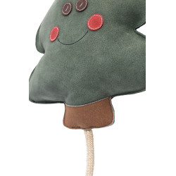 Jouet en cuir pour cheval Édition Noël Horze Vert