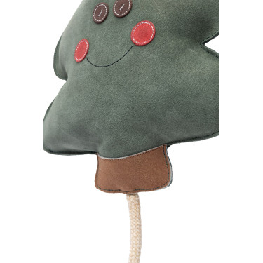 Jouet en cuir pour cheval Édition Noël Horze Vert