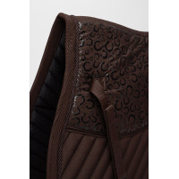 Tapis de selle mixte Horze Lucca Prune au chocolat