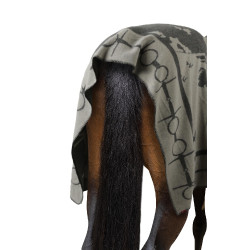 Couverture imprimée avec cheval et mors B Vertigo Beauté noir