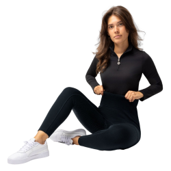 Legging thermique fond intégral femme Horze Greta Marine foncé Bleu