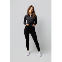 Legging thermique fond intégral femme Horze Greta Marine foncé Bleu