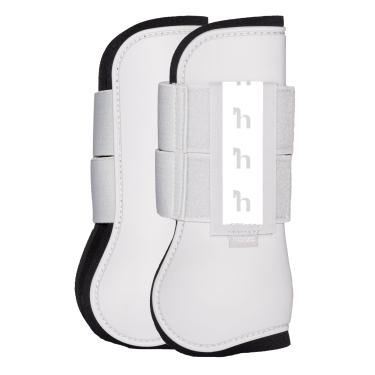 Guêtres haute visibilité Horze Hi Viz Impression réflechissante Gris