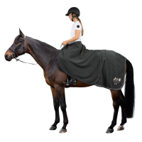 Comfortabele werkdeken voor paard en ruiter B Vertigo Groene scarabee