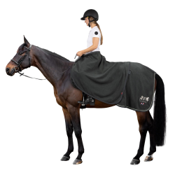 Couverture de travail confortable pour cheval et cavalier B Vertigo Vert scarabé