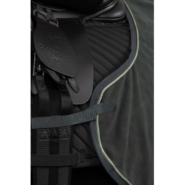 Couverture de travail confortable pour cheval et cavalier B Vertigo Vert scarabé