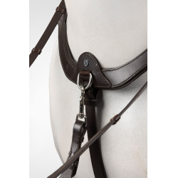 Collier de chasse avec plastron Horze Hampstead Marron