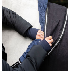 Couverture Horseware Show Ready Noir / noir / argent