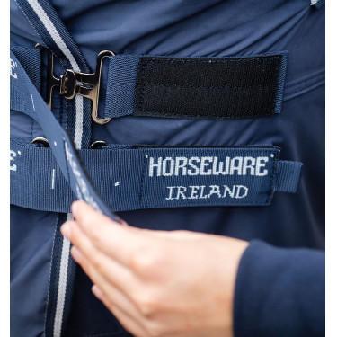 Couverture Horseware Show Ready Marine / marine & argent