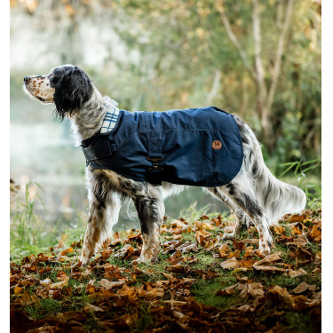 Honden deken Horseware Heritage Newmarket Marine / marine witney