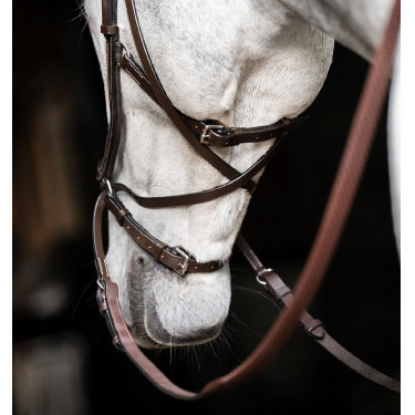 Bridon sans mors Horseware Micklem Marron