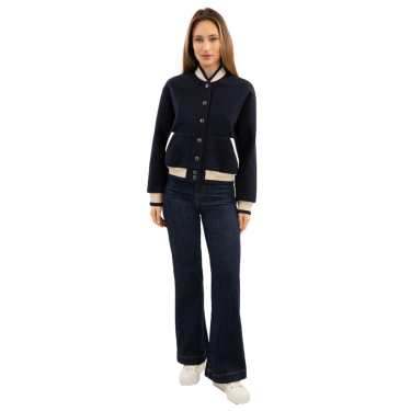 Bomber Harcour Beryl femme Marine Bleu marine