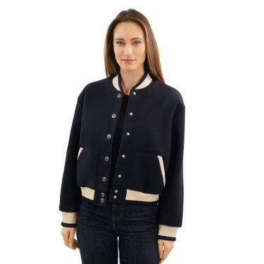 Bomber Harcour Beryl femme Marine Bleu marine