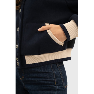 Bomber Harcour Beryl dames Marine Marineblauw