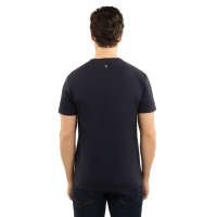 Heren T-shirt Harcour Titouan Marine Marineblauw