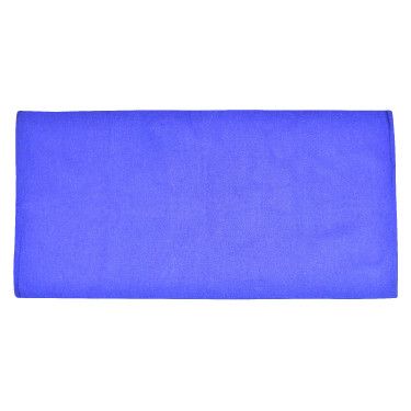 Tapis Westride Navajo coton/acrylique uni Bleu roi