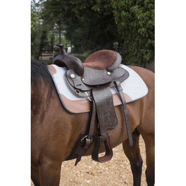 Horse pad Westride feutre 16 mm Gris