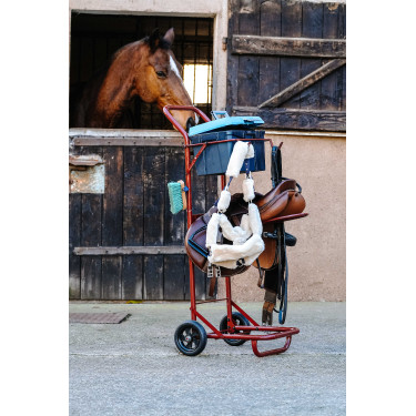Chariot porte selle démontable Hippotonic Bordeaux