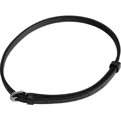 Riem 12 mm voor gecombineerde neusriem Eric Thomas Pro Zwart