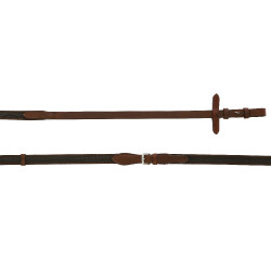 Rênes grip Norton Pro Havane / marron