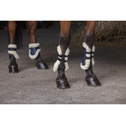 Kogelbeschermers Norton XTR synthetisch schapenvacht Marineblauw