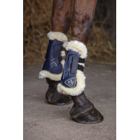 Norton XTR beenstukken synthetische schapenvacht Marineblauw Norton XTR beenstukken synthetische schapenvacht Marineblauw
