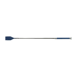 Cravache Whip & Go Soft Marine / argent Bleu