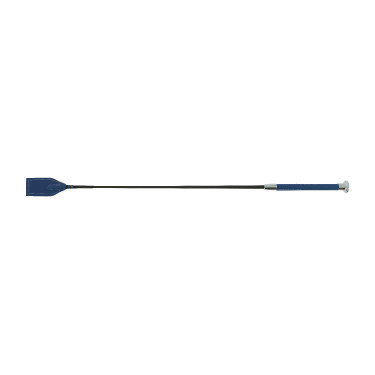 Cravache Whip & Go Soft Marine / argent Bleu