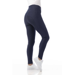 Softshellbroek Equithème Dolomyt met siliconen zitvlak Marineblauw