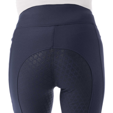 Softshellbroek Equithème Dolomyt met siliconen zitvlak Marineblauw