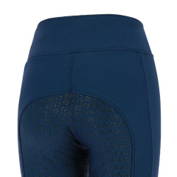 Softshellbroek Equithème Dolomyt met siliconen zitvlak Marineblauw