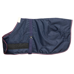 Couverture Equithème Tyrex 1200D Foal Marine / bordeaux Bleu