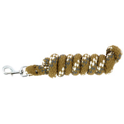 Longe Equithème Tyrex Blanc / gris / marron