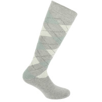 Chaussettes Equithème Girly Gris / ciel