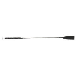 Cravache Whip & Go Effet cuir Noir Cravache Whip & Go Effet cuir Noir