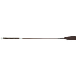 Cravache Whip & Go Effet cuir Marron