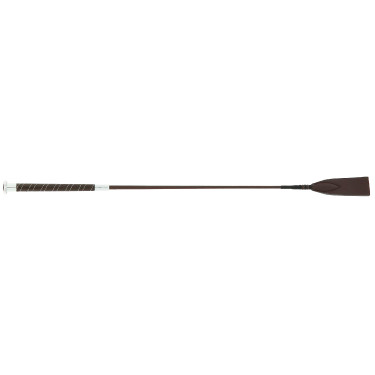 Cravache Whip & Go Effet cuir Marron