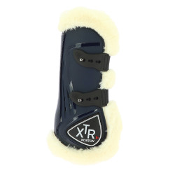 Norton XTR beschermers met knopen van synthetisch schapenvacht Marineblauw