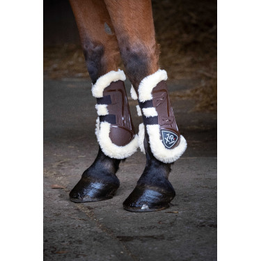 Guêtres Norton XTR à boutons mouton synthétique Marron Guêtres Norton XTR à boutons mouton synthétique Marron