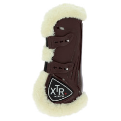 Guêtres Norton XTR à boutons mouton synthétique Marron