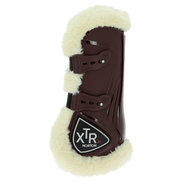 Guêtres Norton XTR à boutons mouton synthétique Marron Guêtres Norton XTR à boutons mouton synthétique Marron