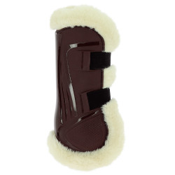 Guêtres Norton XTR à boutons mouton synthétique Marron