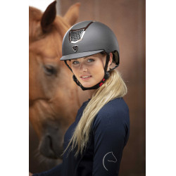 Casque Equithème Airy Silver / noir