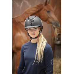 Casque Equithème Airy Silver / noir
