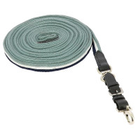 Longe de travail Norton matelassée/cuir Bleu / blanc / gris