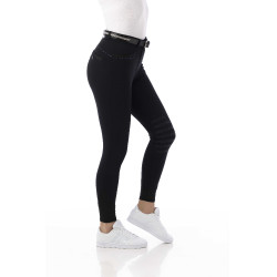 Broek Equithème Safir Zwart / blauw